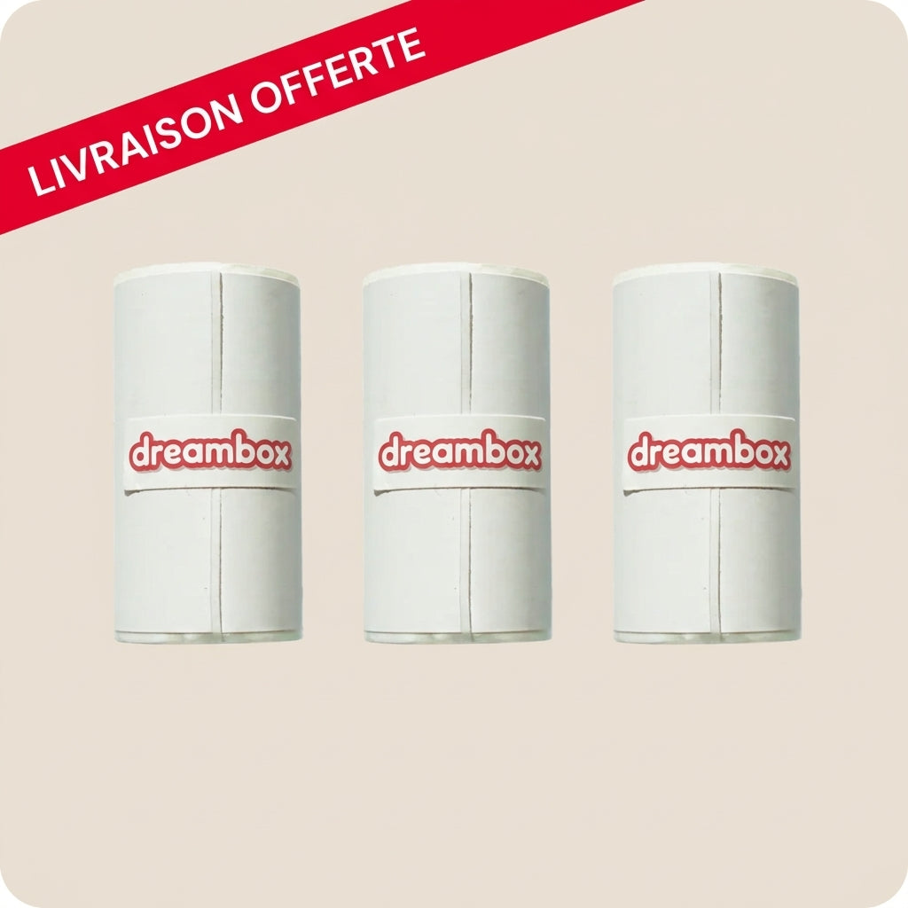 Recharge de papier Dreambox (lot de 3)